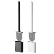 Deep-Cleaning Silicone Toilet Bowl Brush