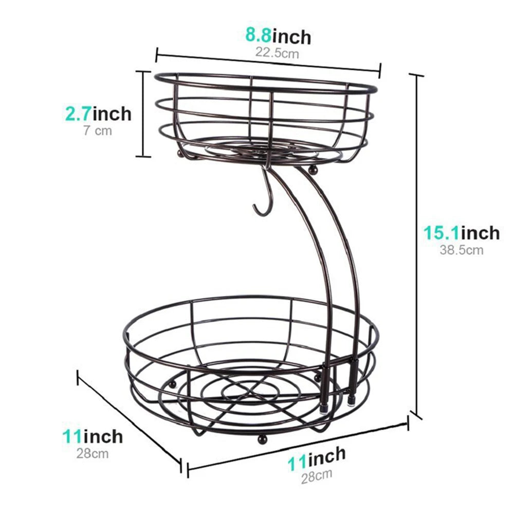 Kitchen Metal Wire Fruits Stand Storage
