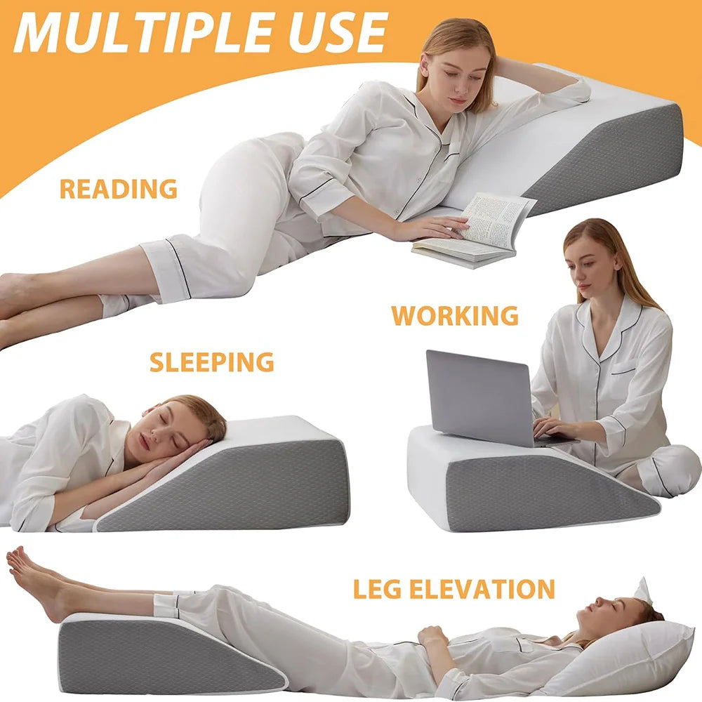 8 inch Leg Elevating Pillow for Legs, Rest, Sleeping