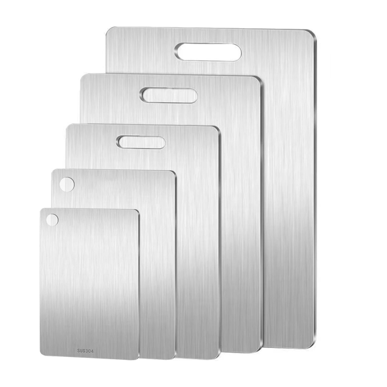 5 Size 304 Stainless Steel Thickened Cutting Board