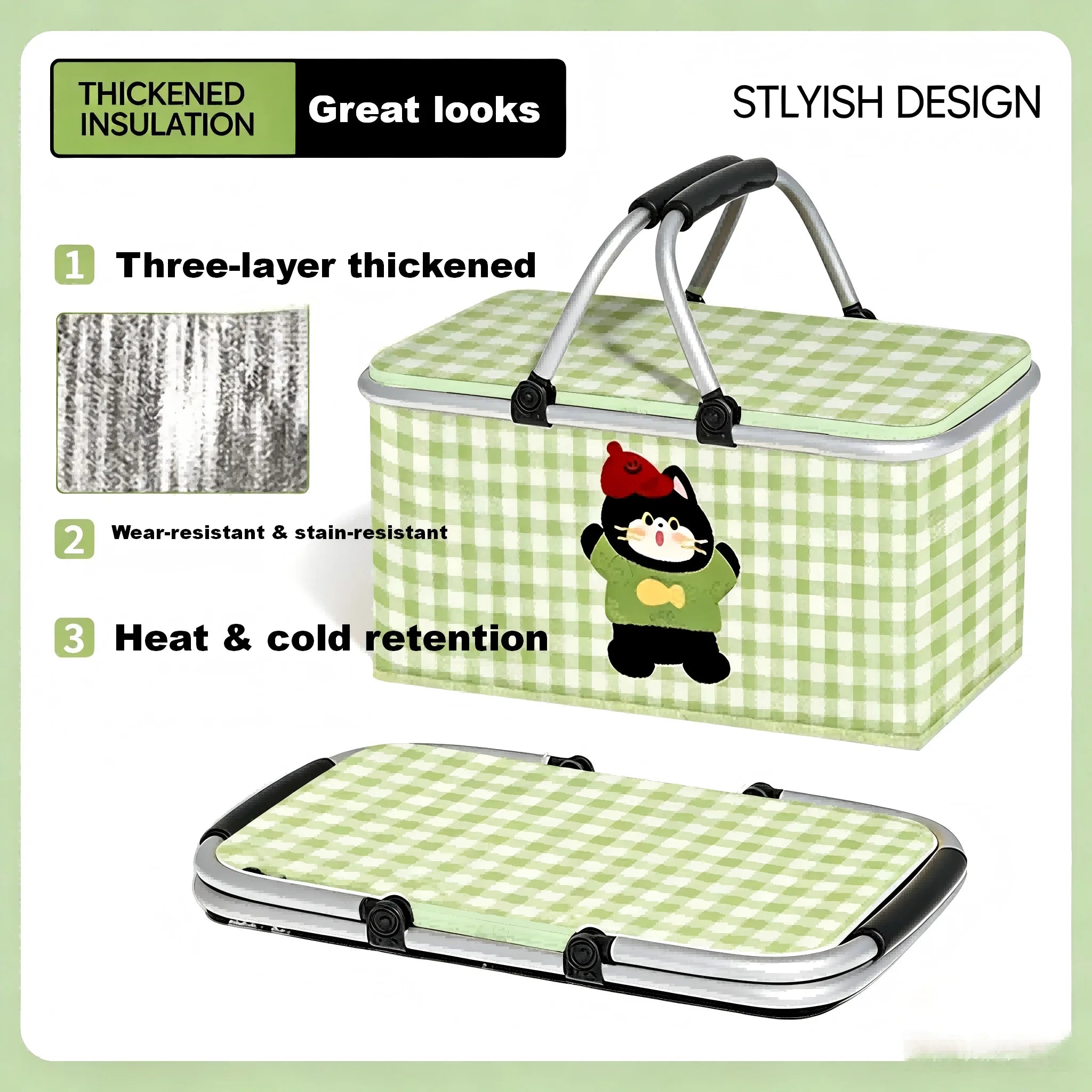 Foldable Picnic Basket