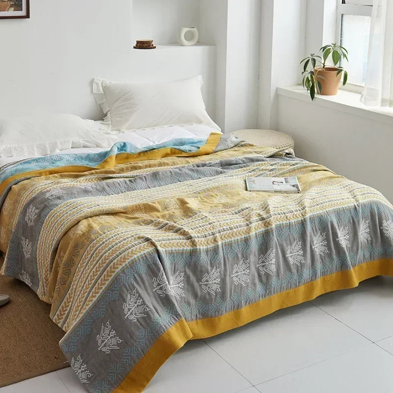 Modern simplicity Cotton Blanket