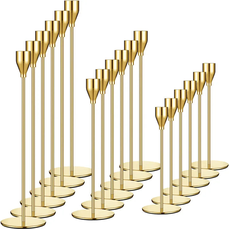 European-style Metal Candle Holders