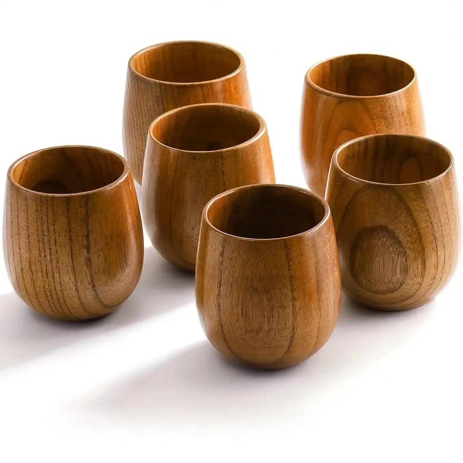 High-Quality Handmade Wooden Mugs