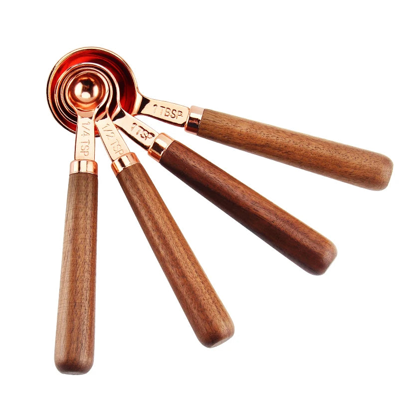 Rose Gold Plated Stainless Steel Measuring Cups