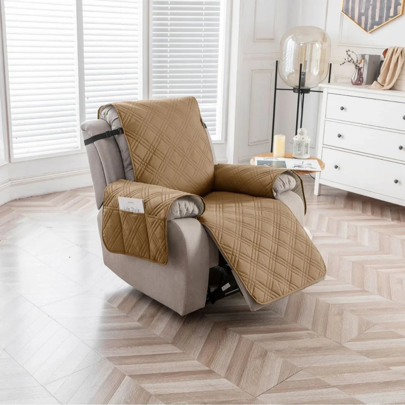 Waterproof TPU Coated 1 Person Recliner Sofa Pad