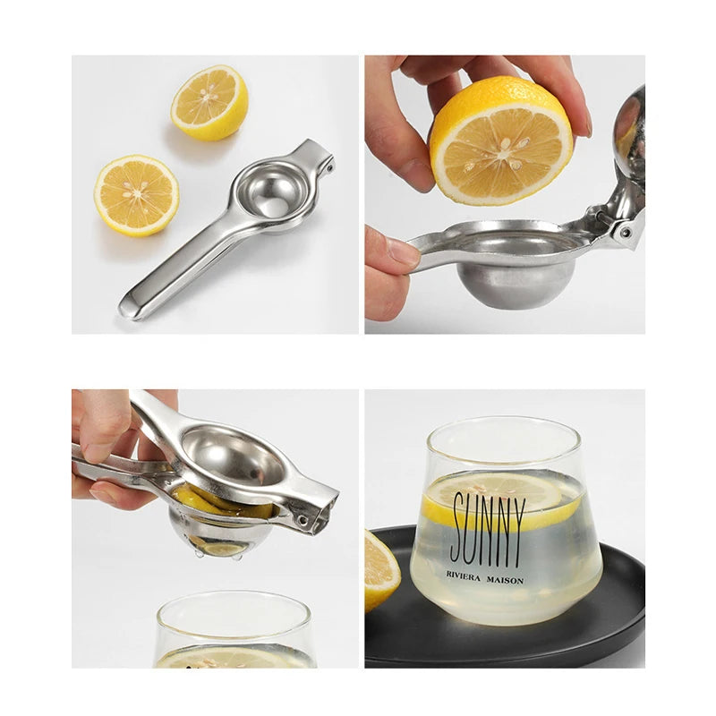 Stainless Steel Lemon Squeezer Manual Lemon Clip Processor