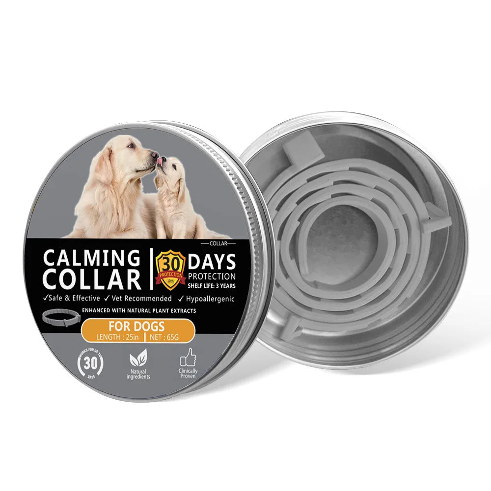 Pet Calming Collar: Stress-Relief and Prevention Collar for Cats and Dogs