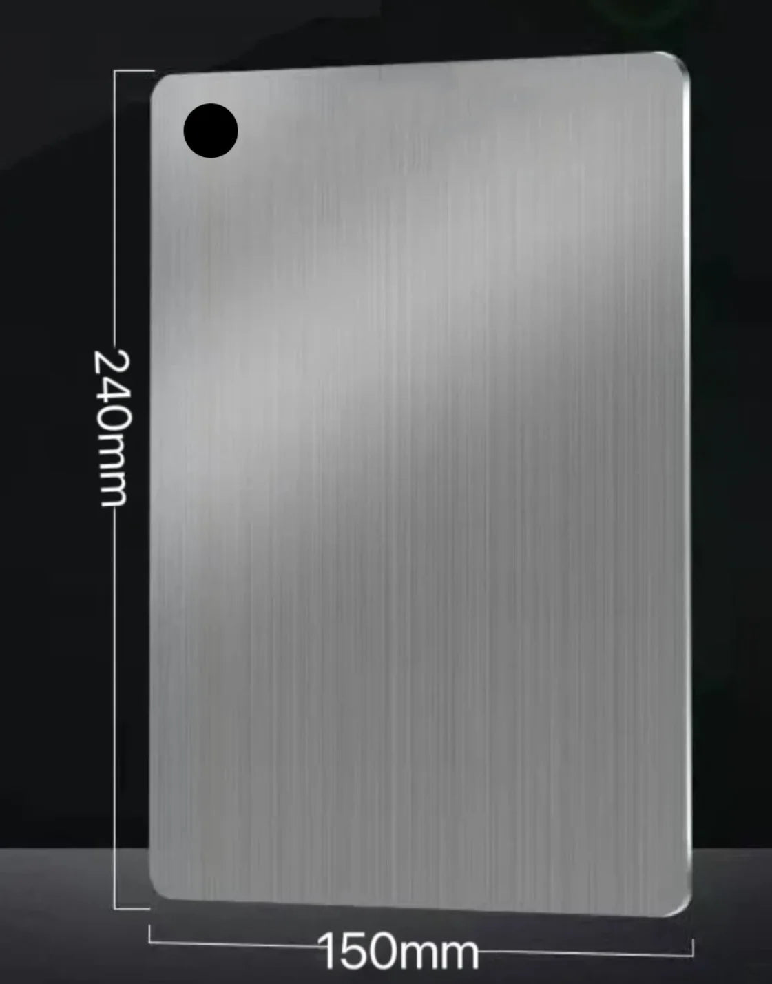 5 Size 304 Stainless Steel Thickened Cutting Board