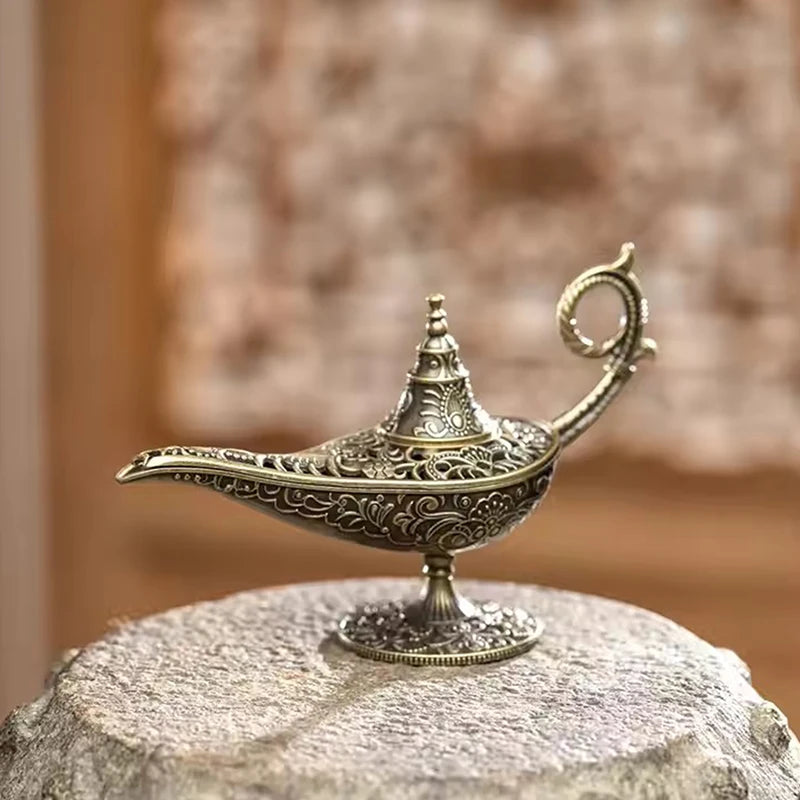 Antique Style Lamp Metal Incense