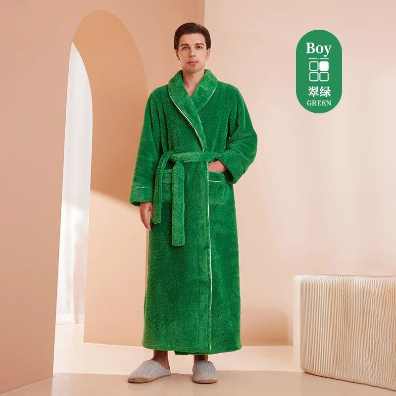 Men's and Women's Styles Winter Bathrobe