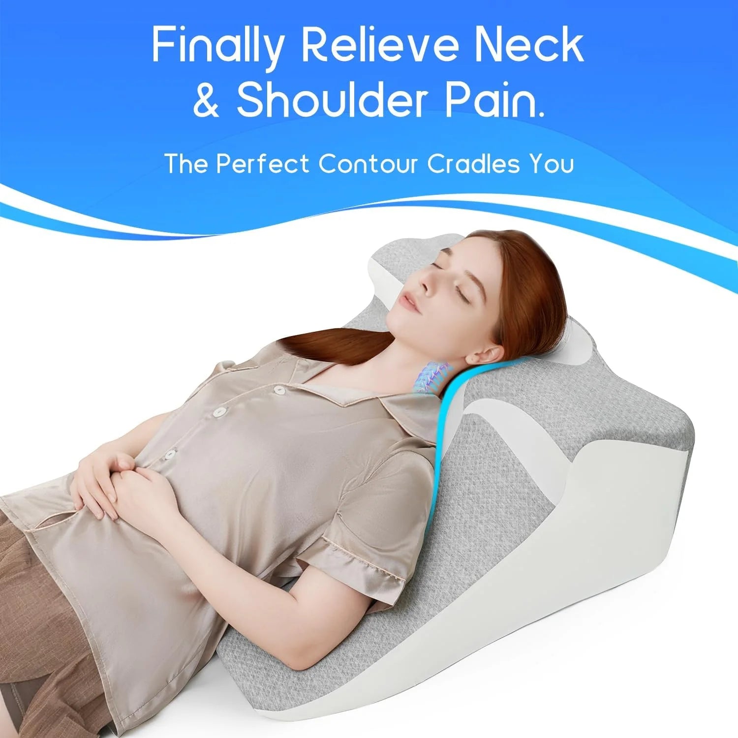 Bed Wedge Sleeping Pillows for Acid Reflux or Sleeping on Your Side