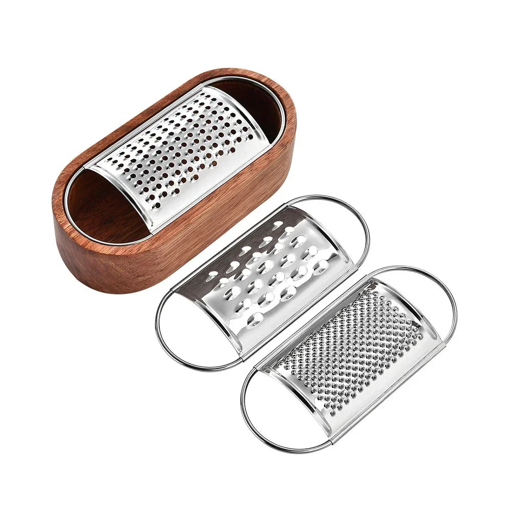 Wood Grip Cheese Grater