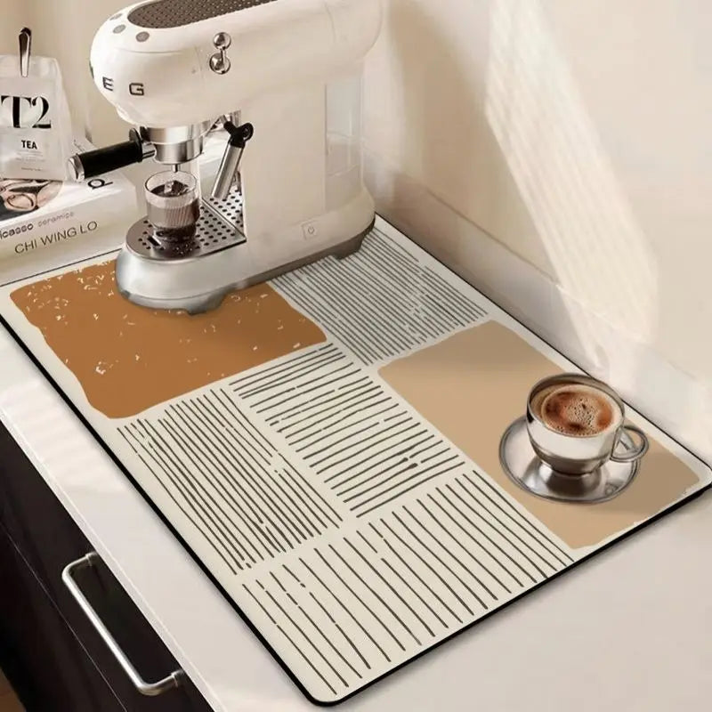 Quick Dry Kitchen Dish Mat Super Absorbent
