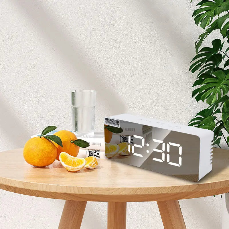 Digital Alarm Clock LED Electronic Desktop Clock 