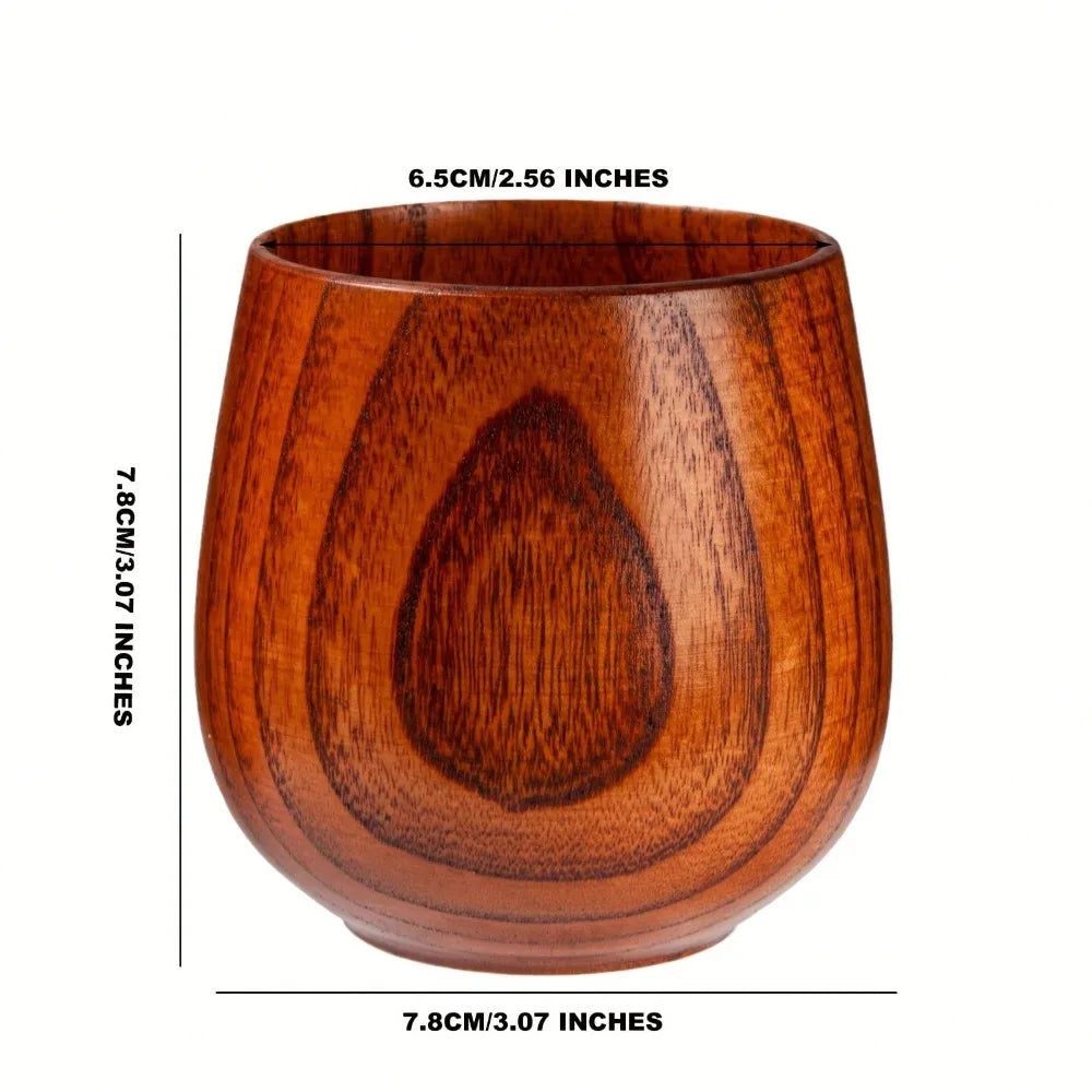 High-Quality Handmade Wooden Mugs