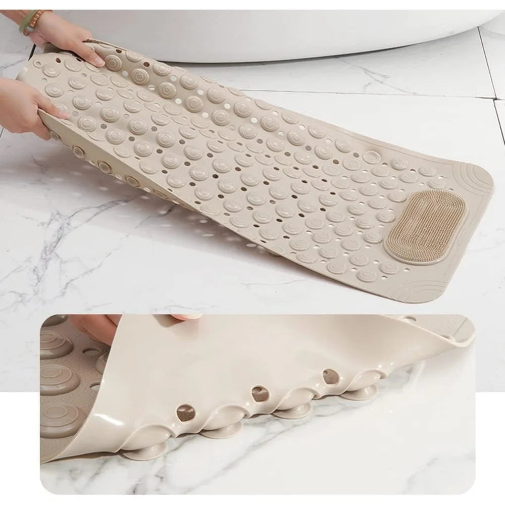 Luxury Anti-Slip Bath Mat with Suction Cups