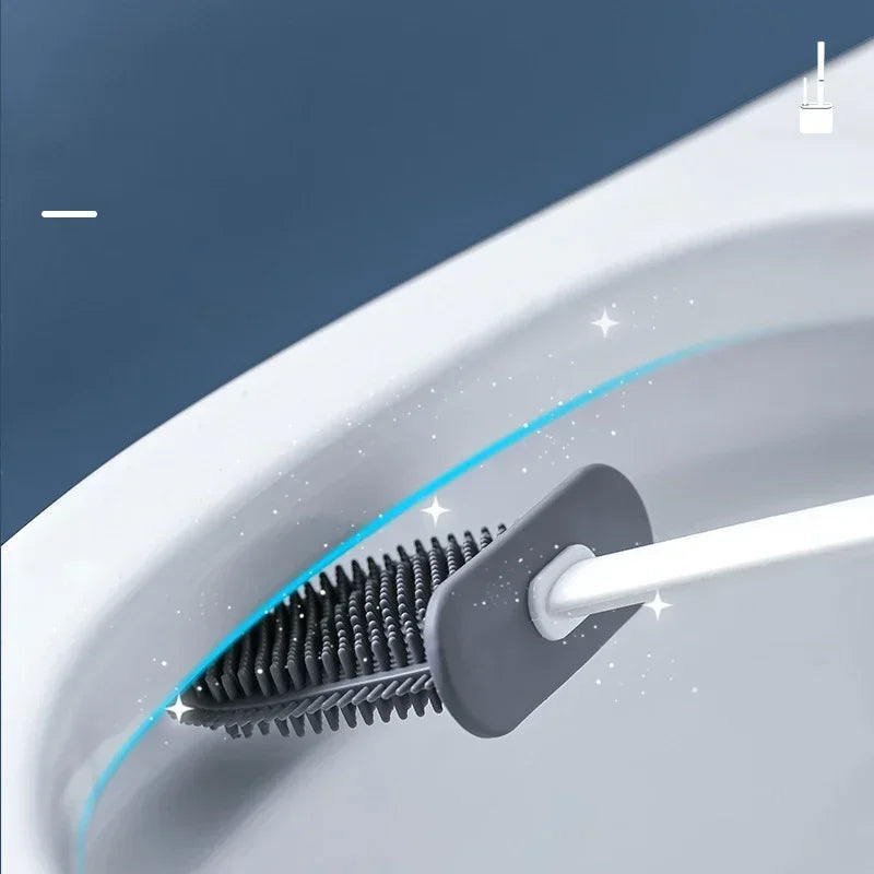 Silicone Toilet Brush Cleaning Brush