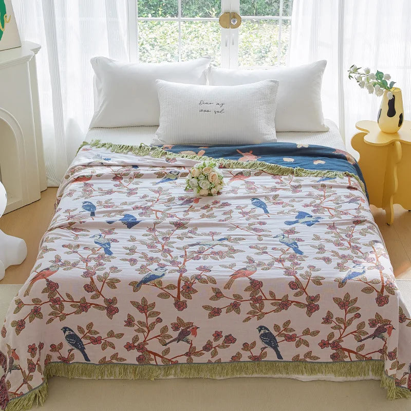 Four Seasons Cotton Blanket | 100% Cotton Blanket